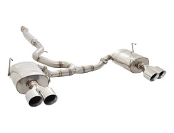 Xforce 3" cat-back systém s oválnými tlumiči (STREET SYSTEM), 304 nerezová ocel SUBARU WRX Sti 11-20