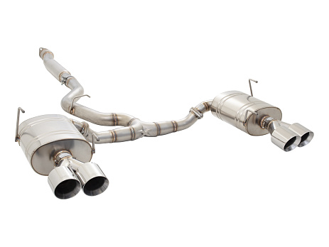 Xforce 3" cat-back systém s oválnými tlumiči (STREET SYSTEM), 304 nerezová ocel SUBARU WRX Sti 11-20