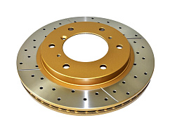 Brzdový kotouč DBA Street Series X Gold Vrtaný a Drážkovaný