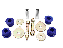 SuperPro sada silentbloku a čepu oka přední pružiny (80 duro/ShA)