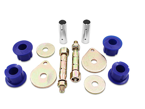 SuperPro sada silentbloku a čepu oka přední pružiny (80 duro/ShA)