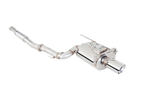 Xforce 3" cat-back systém s Varex tlumičem, 304 nerezová ocel Mitsubishi EVO 7,8,9