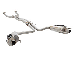 Xforce 2.5" cat-back systém s Varex tlumičem, 304 nerezová ocel Lexus ISF