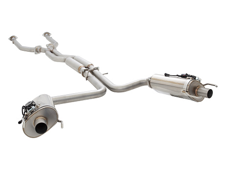 Xforce 2.5" cat-back systém s Varex tlumičem, 304 nerezová ocel Lexus ISF