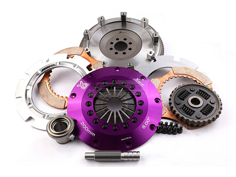 Spojková sada Xtreme Clutch - 200mm Ceramic Twin Plate včetně setrvačníku 1200Nm