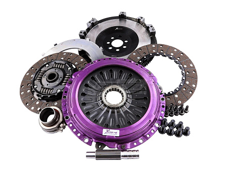 Spojková sada Xtreme Clutch - 230mm Sprung hub Organic Twin Plate včetně setrvačníku 1000Nm