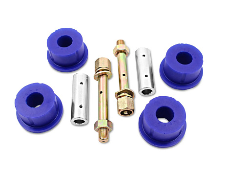 SuperPro sada silentbloku a čepu oka přední pružiny (80 duro/ShA)