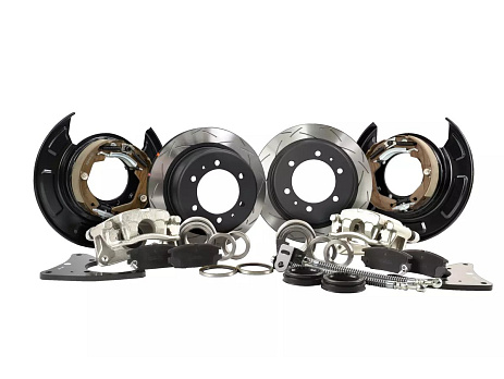 DBA konverze bubnových brzd na kotoučové ZADNÍ sada Toyota Hilux KUN26 2008-2016