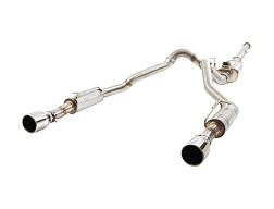 Xforce 3.5" na dvojitý 3" Varex cat-back systém, 304 nerezová ocel