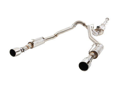 Xforce 3.5" na dvojitý 3" Varex cat-back systém, 304 nerezová ocel