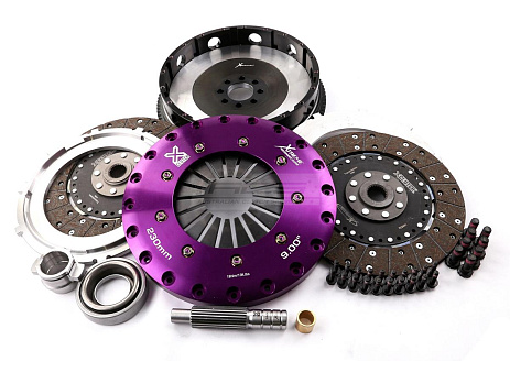 Spojková sada Xtreme Clutch - 230mm Organic Twin Plate včetně setrvačníku 1200Nm