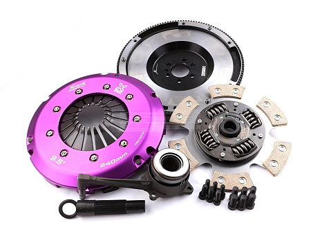 Spojková sada Xtreme Clutch RACE Ceramic zesílená (-1R) včetně setrvačníku a CSC 910Nm (6 šroubů)