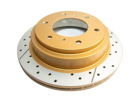 Brzdový kotouč DBA Street Series X Gold Vrtaný a Drážkovaný
