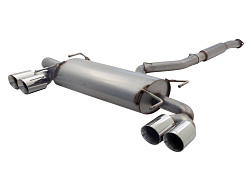 Xforce 3" cat-back systém, 409 surová nerezová ocel Subaru Impreza WRX Sti 08-14 