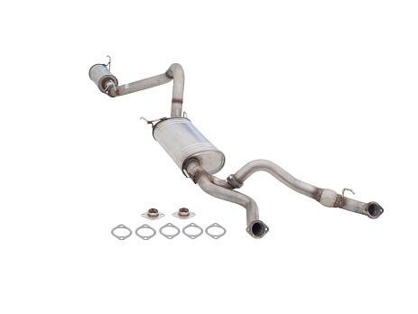 Xforce 3" cat-back systém, 409 surová nerezová ocel Toyota Land Cruiser 100