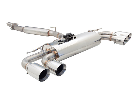 Xforce 3" cat-back systém s Varex tlumičem, 304 nerezová ocel VW Golf R MK7