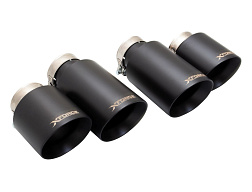 Xforce 4" černé čtyřité koncovky