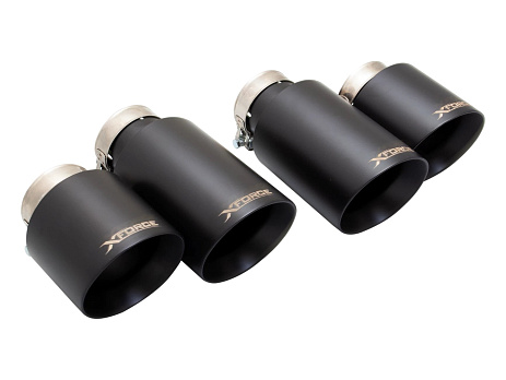 Xforce 4" černé čtyřité koncovky