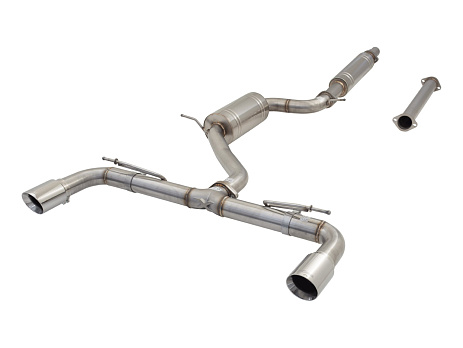 Xforce 3" cat-back systém, nerezová ocel 311 VW Golf GTi MK7, MK8