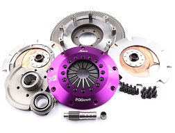 Spojková sada Xtreme Clutch - 200mm Rigid Ceramic Twin Plate včetně setrvačníku 1200Nm
