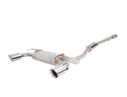 Xforce 3" cat-back systém, nerezová ocel 306 Mitsubishi EVO 10