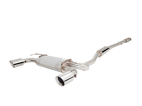 Xforce 3" cat-back systém, nerezová ocel 306 Mitsubishi EVO 10