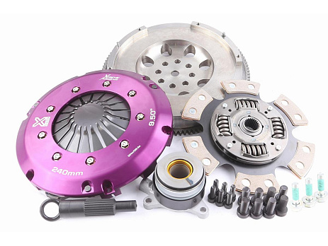 Spojková sada Xtreme Clutch RACE Ceramic zesílená (-1R) včetně setrvačníku a CSC 910Nm (35 % navýšení)