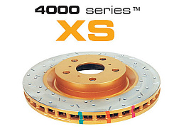 DBA brzdový kotouč 4000 Series XS Gold vrtaný a drážkovaný