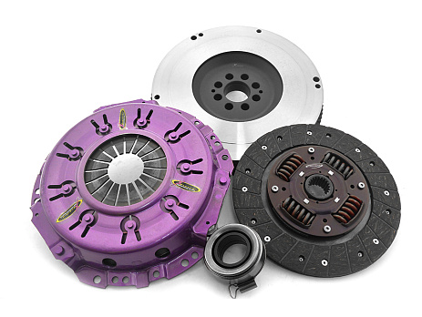 Spojková sada Xtreme Clutch Organic zesílená včetně setrvačníku 280 Nm 660 kg (60 % navýšení) – konverze na jednohmotový setrvačník