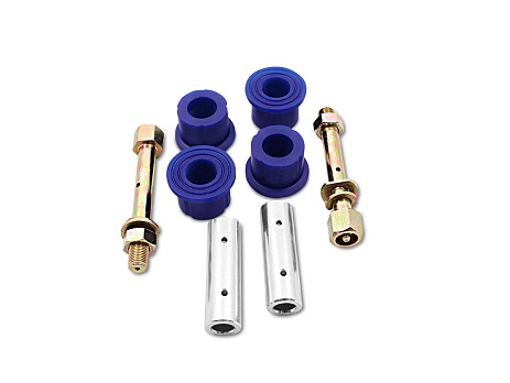 SuperPro sada silentbloku a čepu oka přední pružiny (80 duro/ShA)