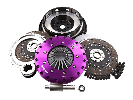 Spojková sada Xtreme Clutch - 230mm Organic Twin Plate včetně setrvačníku 1200Nm  BMW M3 E90