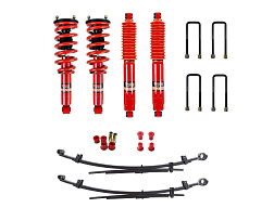 Pedders Zvýšený podvozek 1,5 palce. Sada pro lepší jízdní komfort. Se smontovanými tlumiči. Mitsubishi L200