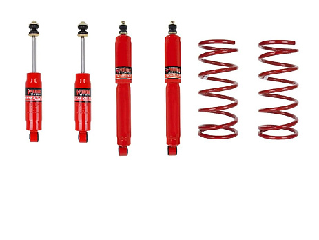 Pedders zvýšený podvozek 1,5 palce. Bez torzních tyčí. Mitsubishi Pajero & Shogun NH až NL SWB