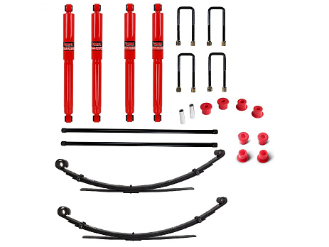 Pedders 1,5" zvýšený podvozek. Vhodné pro těžké zatížení a tažení. Toyota Hilux Mk4 & 5 & MK3 import