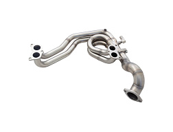 Xforce 4-1 výfukové svody 1 5/8" (nevyrovnaná délka) s overpipe, 304 nerezová ocel