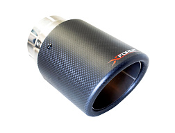 Xforce 4" karbonové koncovky (pouze pro Xforce systém, nepasuje na OEM)