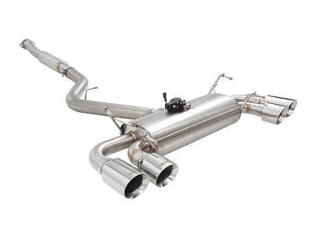 Xforce 3" cat-back systém s Varex tlumičem, 304 nerezová ocel Subaru WRX Sti
