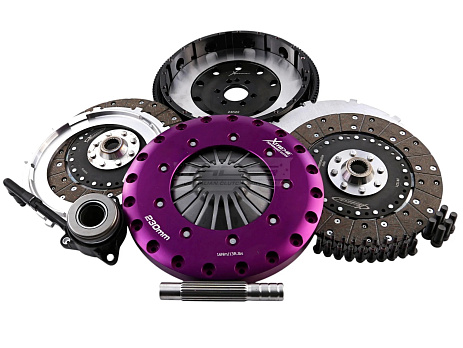 Spojková sada Xtreme Clutch - 230mm Organic Twin Plate včetně setrvačníku & CSC 1200Nm (6 šroubů)