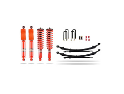 Pedders 1,75" extra zesílená sada pro zvýšenou nosnost a tažení. Se smontovanými tlumiči Foam Cell. Isuzu D-Max