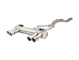 Xforce 2.5" twin cat-back systém Varex tlumič, 304 nerezová ocel BMW M3, M4