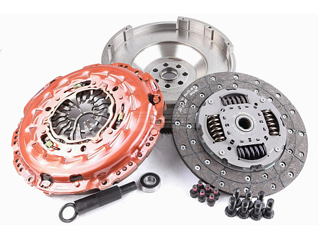 Spojková sada Xtreme Outback Organic zesílená včetně setrvačníku 830Nm – konverze na jednohmotový setrvačník Mitsubishi L200