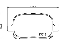 Pedders brzdové destičky