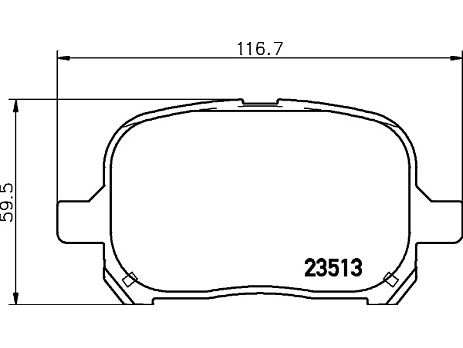 Pedders brzdové destičky