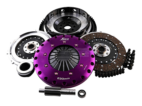 Spojková sada Xtreme Clutch - 230mm Organic Twin Plate včetně setrvačníku 1200Nm