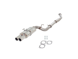 Xforce 3" cat-back systém, 409 surová nerezová ocel Nissan 200SX