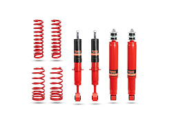 Pedders 50 mm extra heavy duty sada pro zvýšený podvozek na převoz nákladu a tažení. Toyota Landcruiser 300 Series