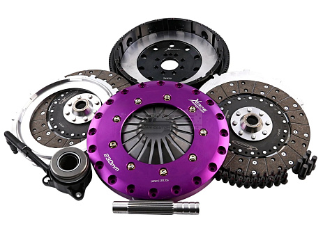 Xtreme Clutch 230mm organická dvoulamelová spojková sada včetně setrvačníku a CSC — VW Golf, Audi A3, Seat Leon, Skoda Octavia