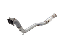 Xforce 3" downpipe s High-Flow katalyzátorem, 304 nerez matný povrch (pouze pro okruhové a off-road použití) Subaru Impreza WRX STI -2007