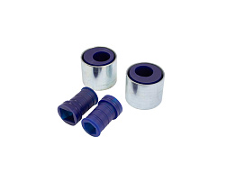 SuperPro sada vnitřních zadních silentbloků předního řídicího ramene s přídavným vyosením odklonu (80 duro/ShA)