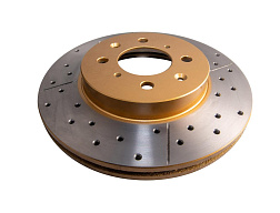 Brzdový kotouč DBA Street Series X Gold Vrtaný a Drážkovaný